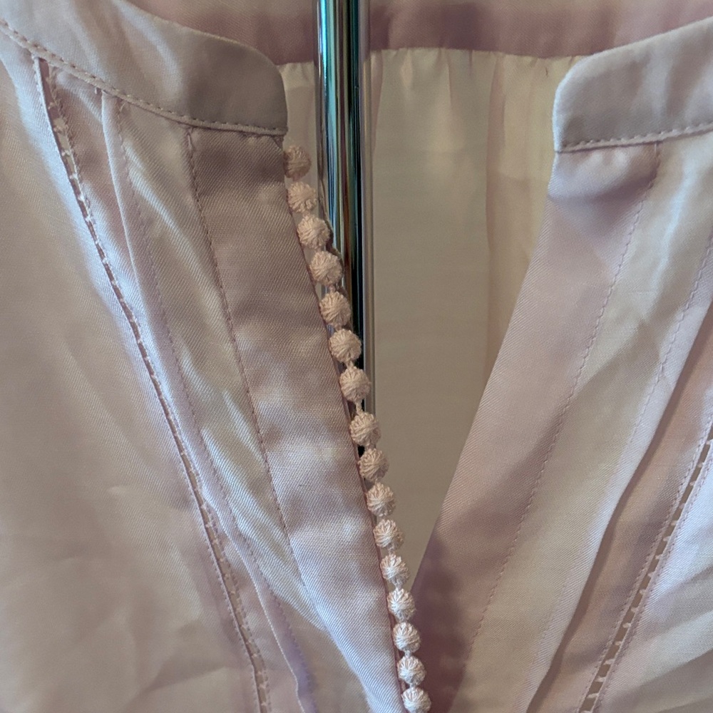 Loft Lavender Button-Down Blouse - image 2